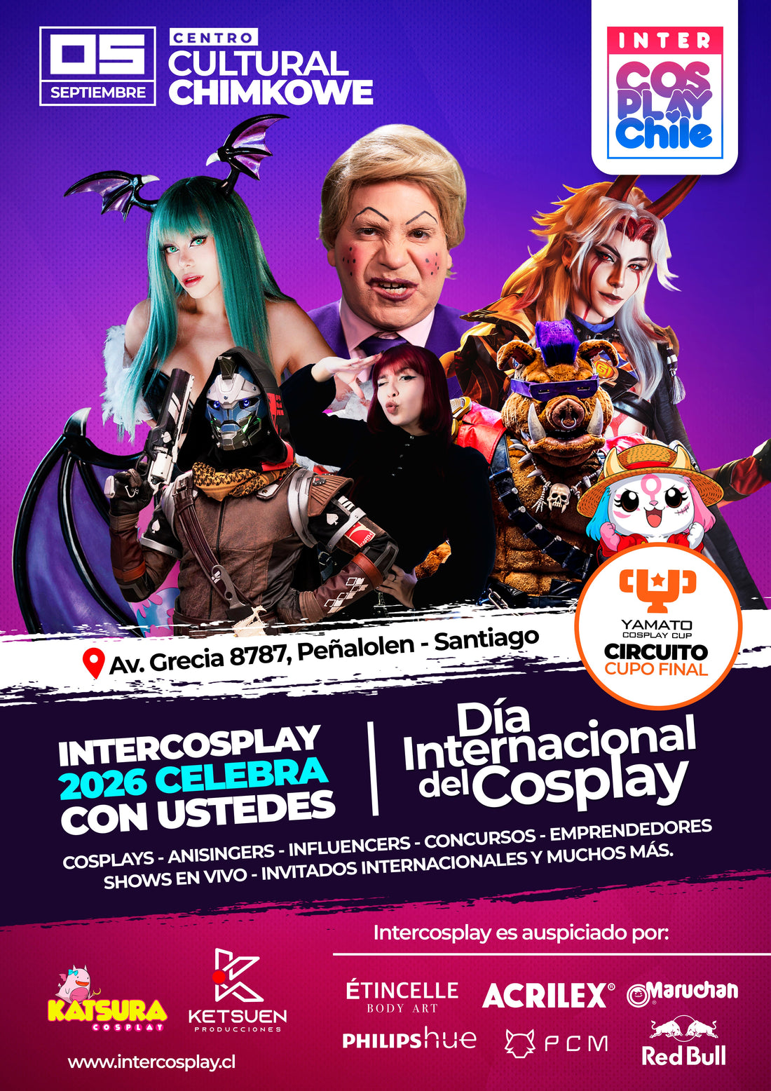Intercosplay Chile - Centro Cultural Chimkowe (05/09/26)