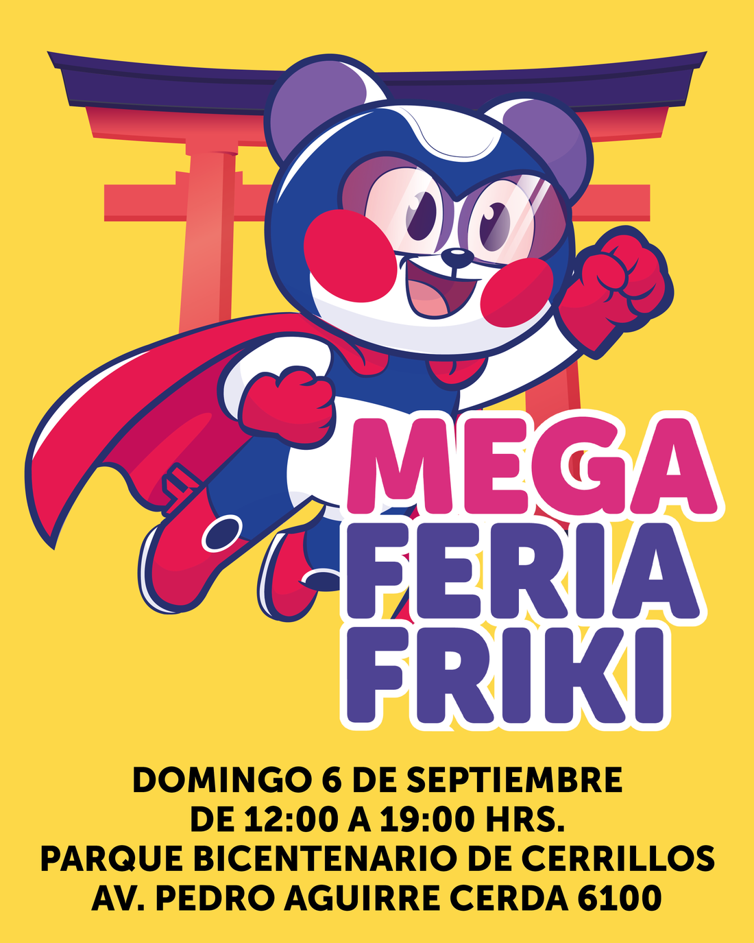Mega Feria Friki - Parque Bicentenario Cerrillos (06/09/26)